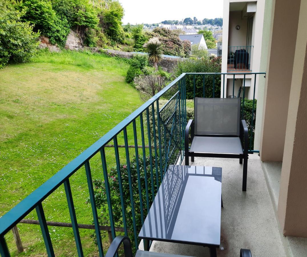 La Poterie - Appartement Avec Balcon Et Parking Prive Quimper Zewnętrze zdjęcie